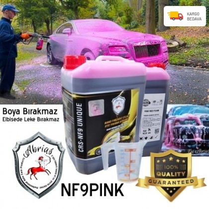 Nano Fırçasız Cilalı Yıkama Şampuanı Pink Pro 5kg